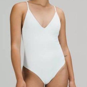 LuLuLemon v-neck ribbed one-piece (size S)